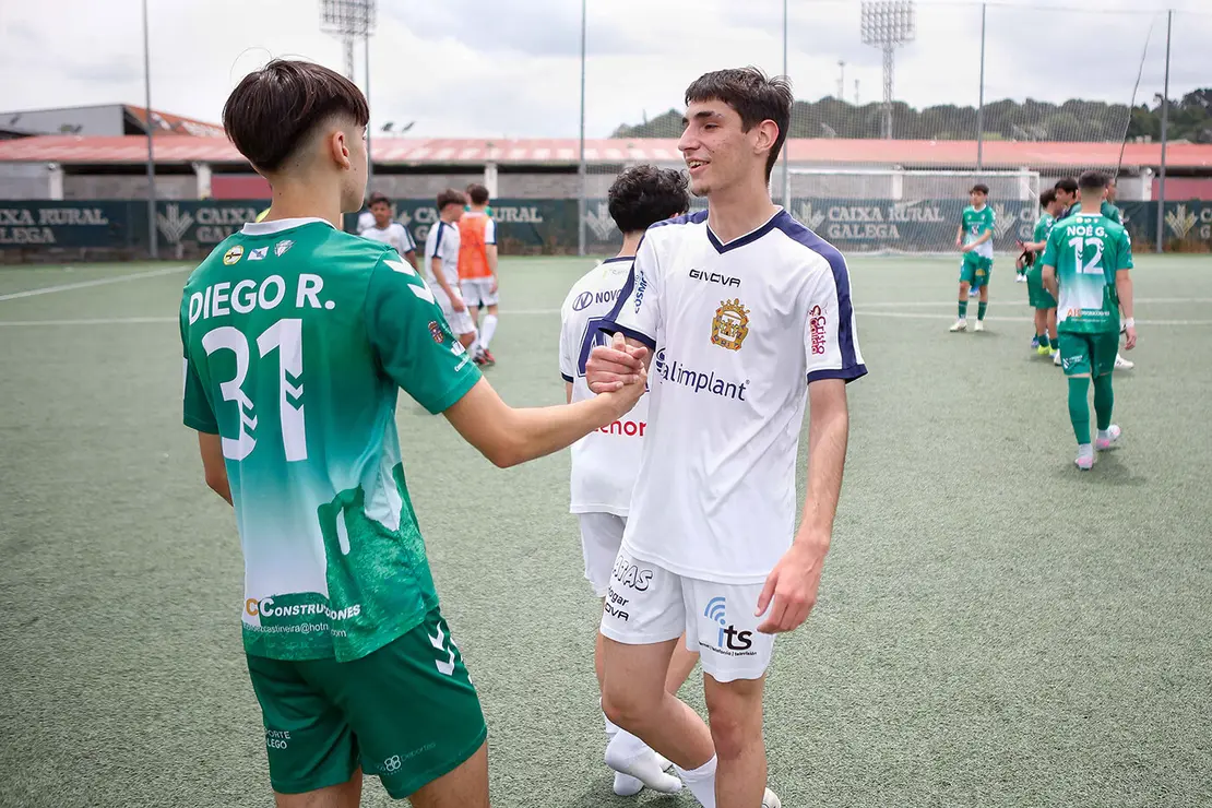 Lugo. Final da Copa Xuvenil de fútbol no Estadio da Cheda entre o San Roque e a SD Sarriana