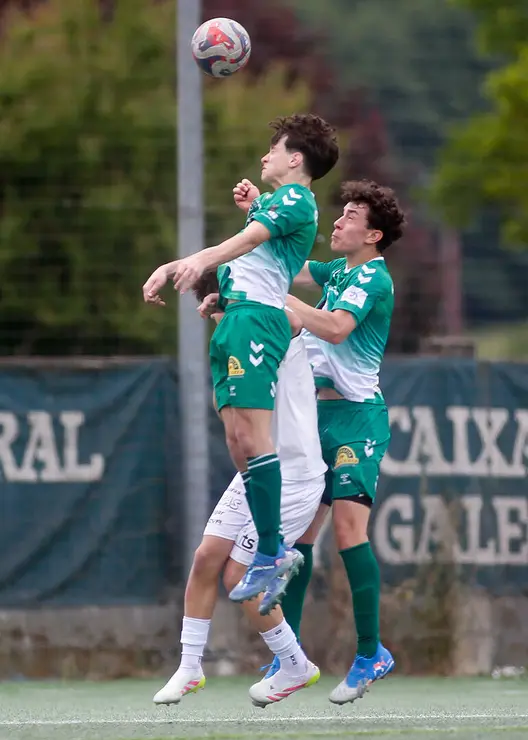 Lugo. Final da Copa Xuvenil de fútbol no Estadio da Cheda entre o San Roque e a SD Sarriana