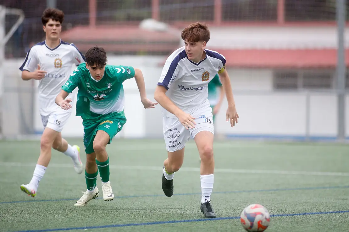Lugo. Final da Copa Xuvenil de fútbol no Estadio da Cheda entre o San Roque e a SD Sarriana