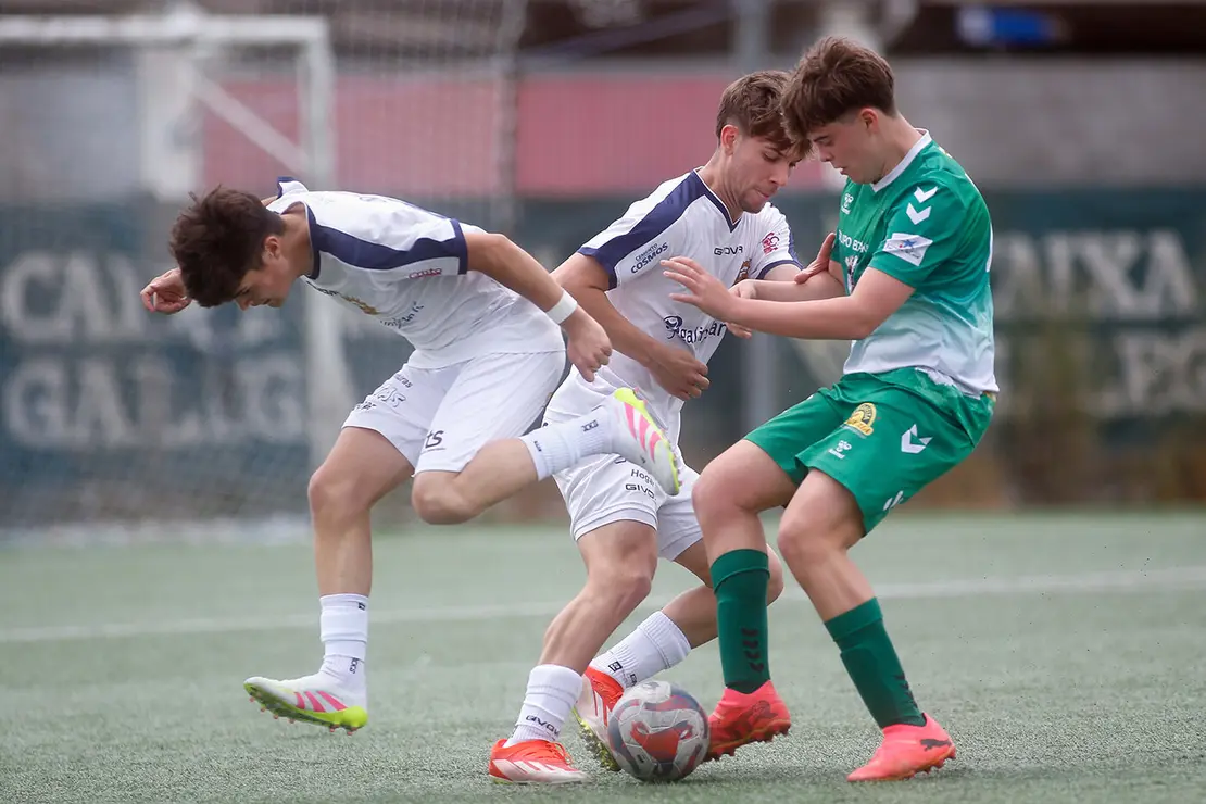 Lugo. Final da Copa Xuvenil de fútbol no Estadio da Cheda entre o San Roque e a SD Sarriana