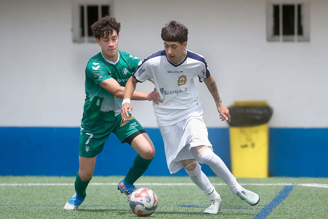 Lugo. Final da Copa Xuvenil de fútbol no Estadio da Cheda entre o San Roque e a SD Sarriana