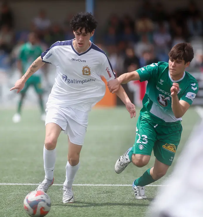 Lugo. Final da Copa Xuvenil de fútbol no Estadio da Cheda entre o San Roque e a SD Sarriana