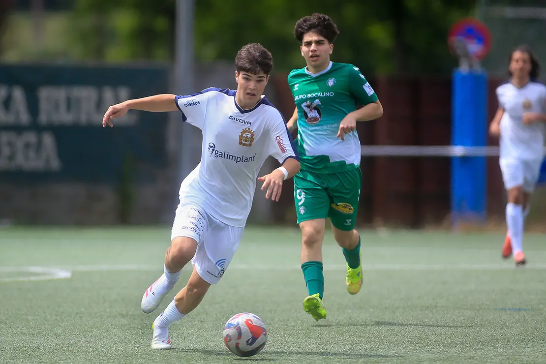 Lugo. Final da Copa Xuvenil de fútbol no Estadio da Cheda entre o San Roque e a SD Sarriana