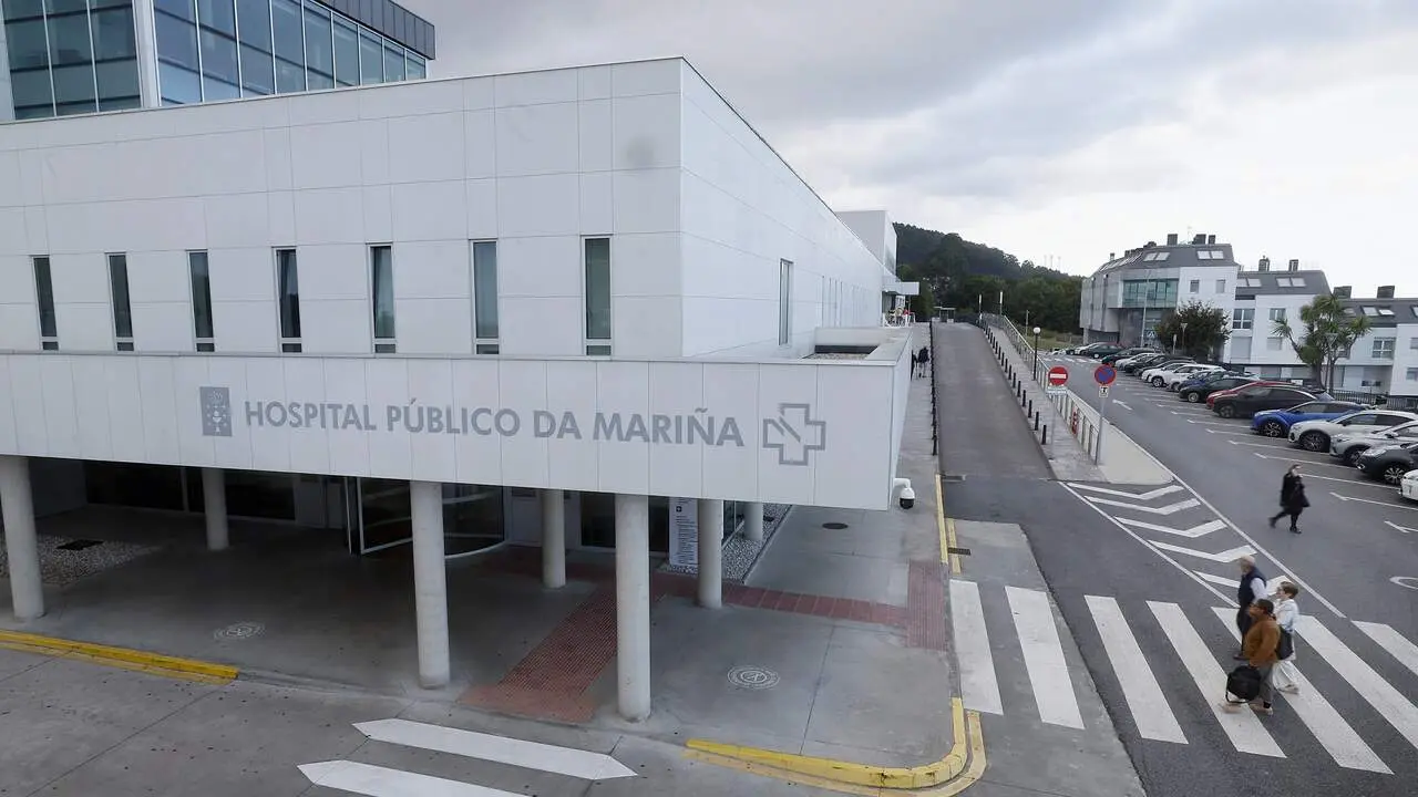 Hospital da Mariña, en Burela. JOSÉ Mª ÁLVEZ
