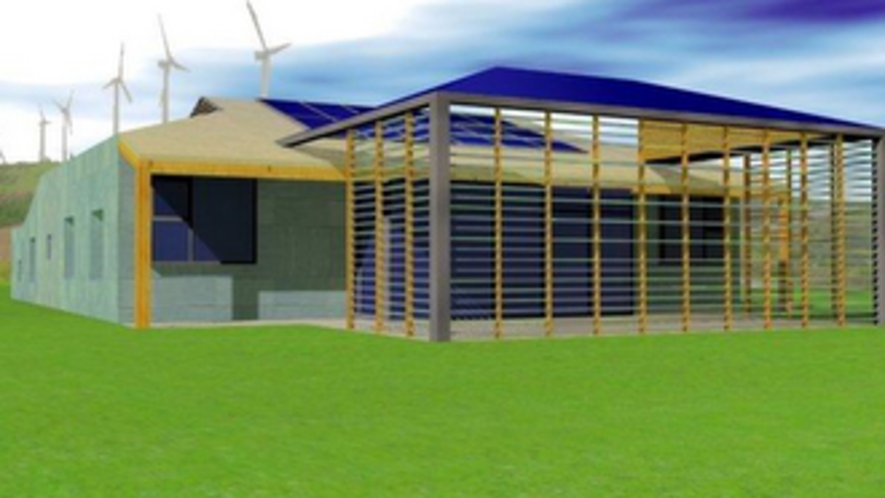 Recreación de la casa