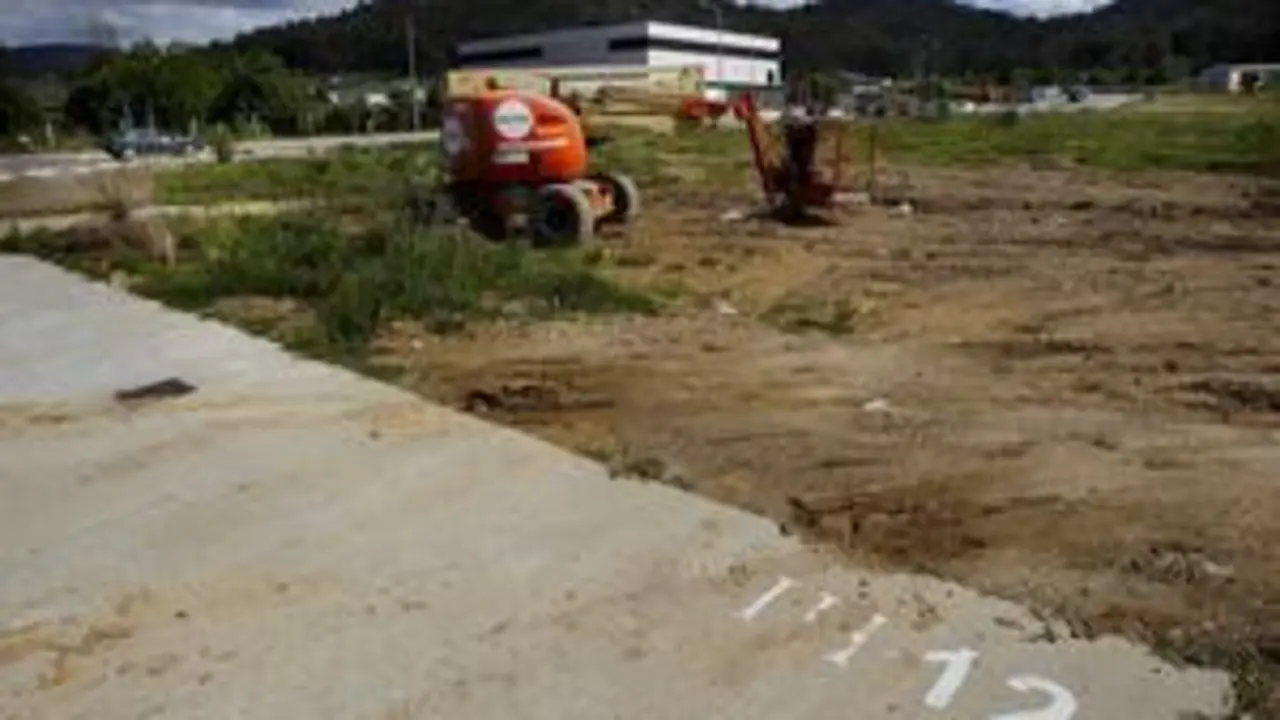 Polígono industrial de Landrove, en Viveiro. (Foto: José Mª Álvez)