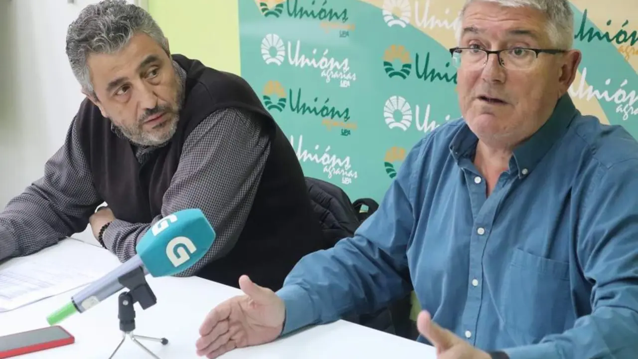                       Xosé Ramón González y Félix Porto.                    