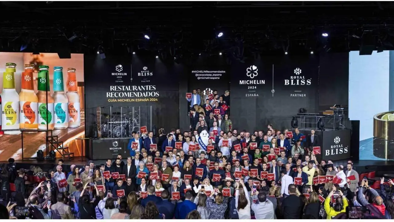 Acto de entrega en Madrid de las placas de Restaurantes Recomendados en la Guía Michelin. EP