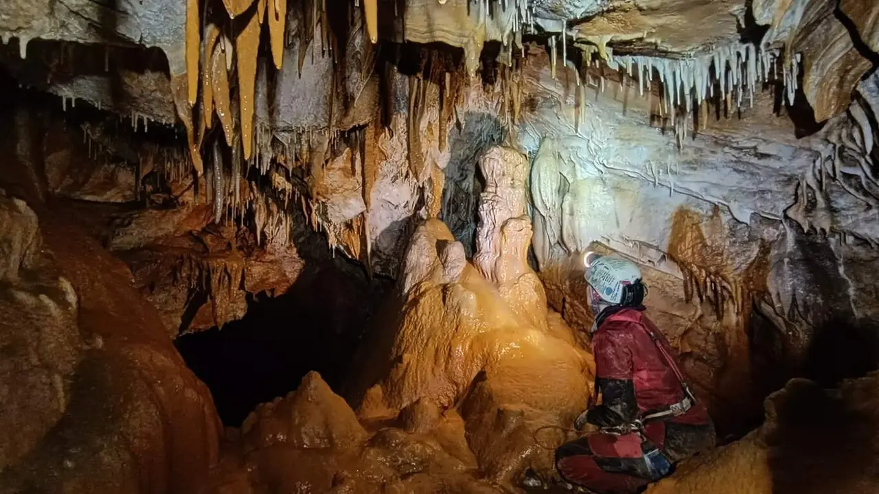 Una de las galerías de Aradelas. CEDIDA