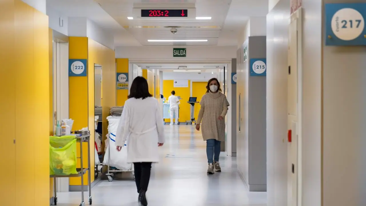 Imaxes do Hospital da Costa, Burela (Lugo) en el año 2021. AEP