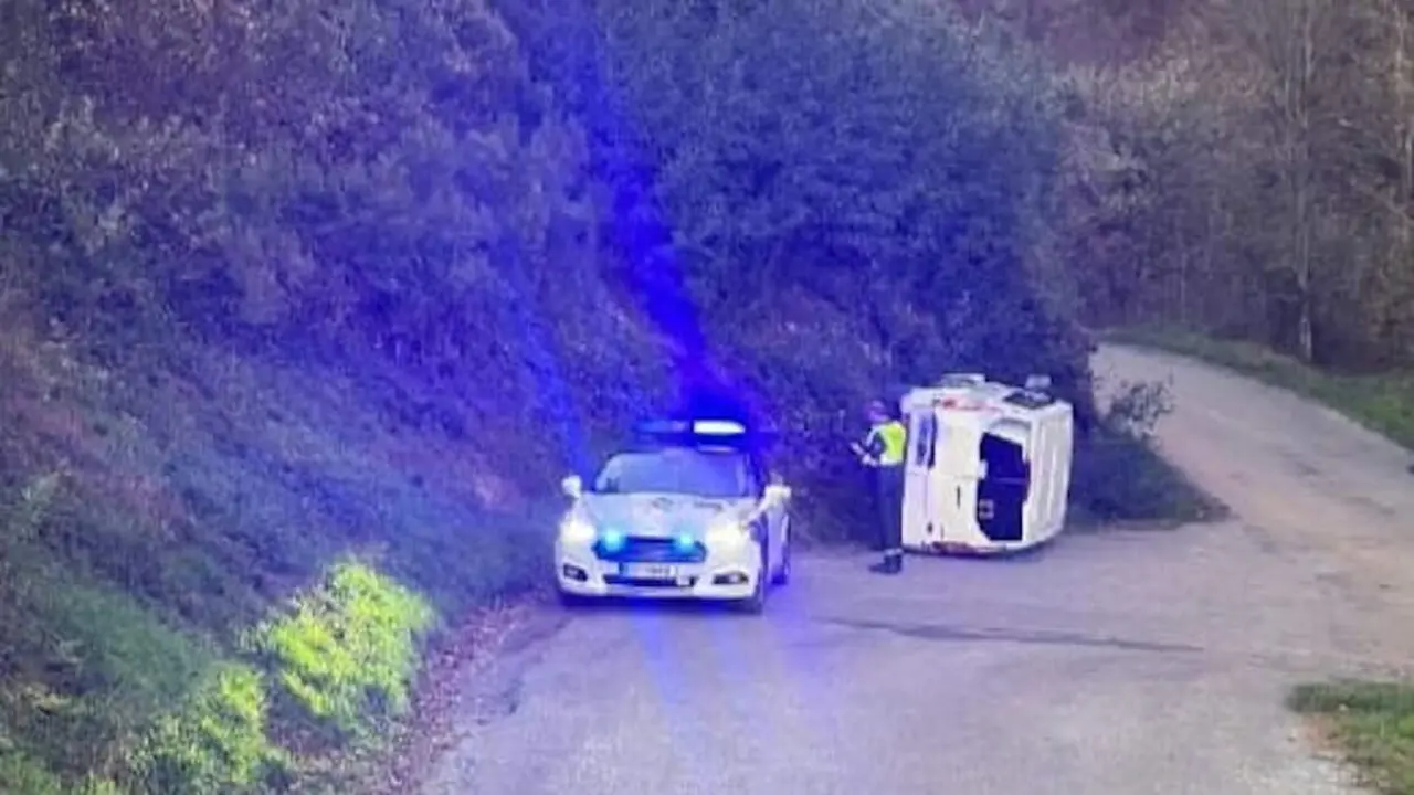 Estado en el que terminó el turismo siniestrado. EP