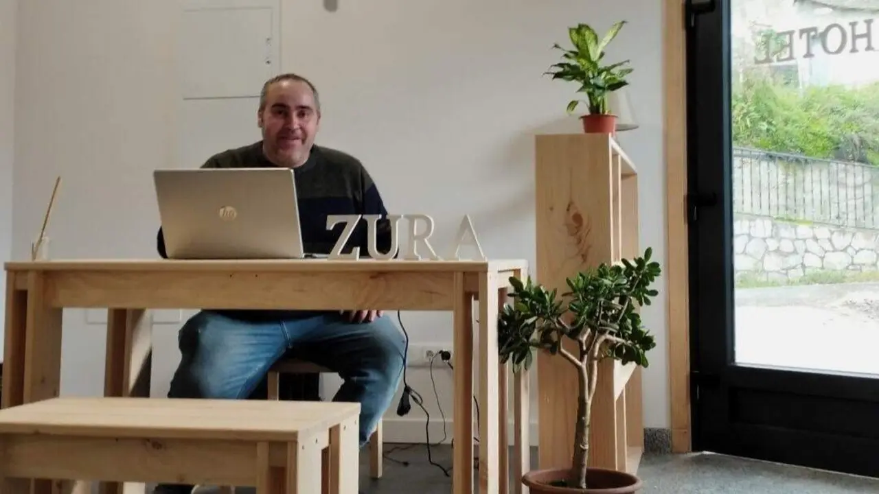 Daniel Arias, en la recepción de Zura. EP