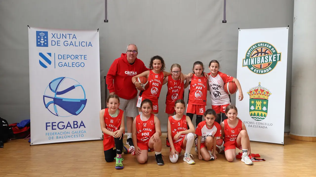 O Celtas na fase final celebrada na Estrada. Foto: FGB