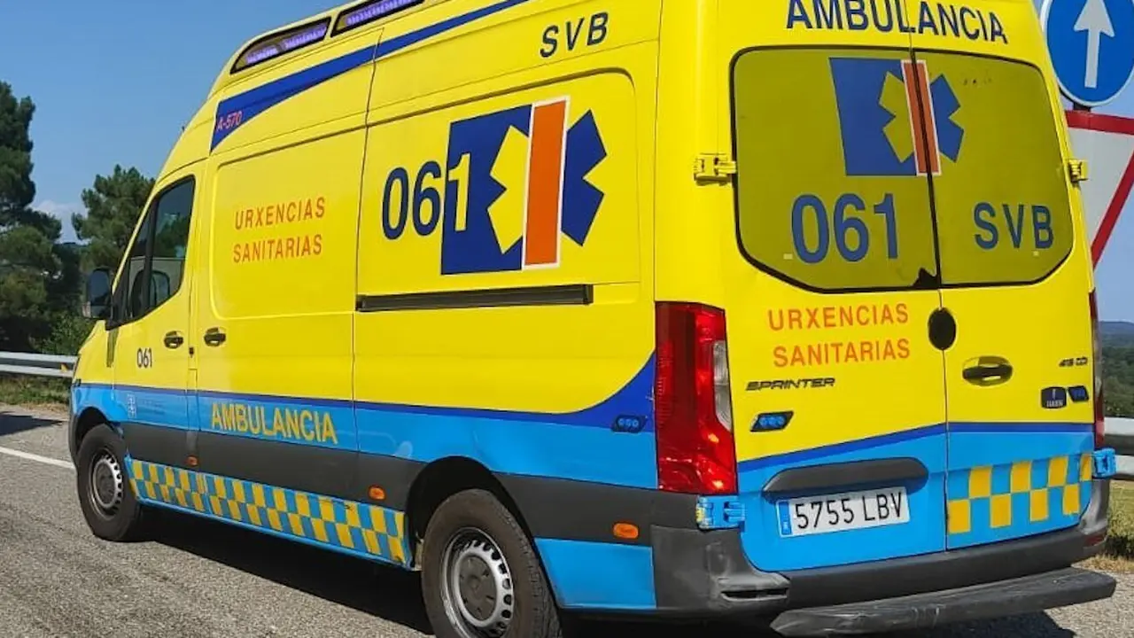 Una ambulancia, en una imagen de archivo. AEP