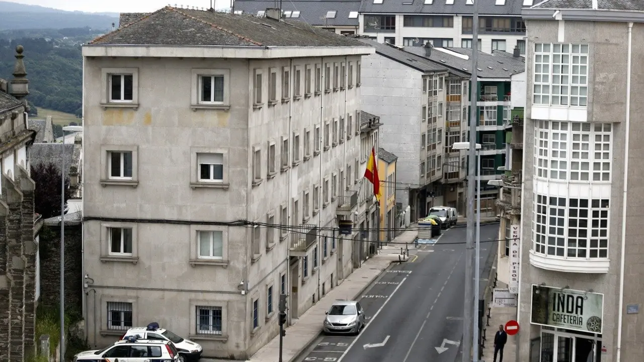 Comisaría de la Policía Nacional de Lugo, en la Rúa Chantada. AEP