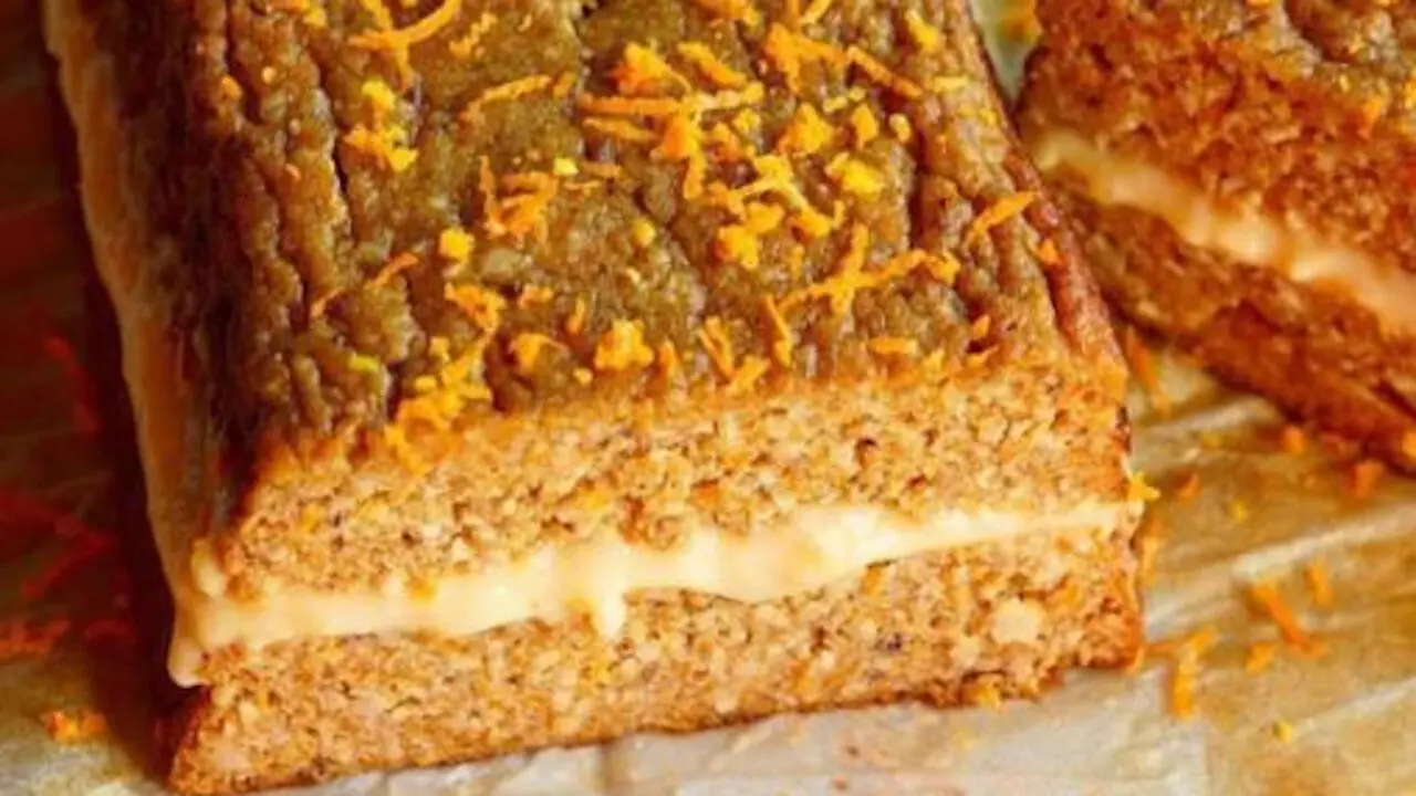 Bizcocho de mandarina con crema