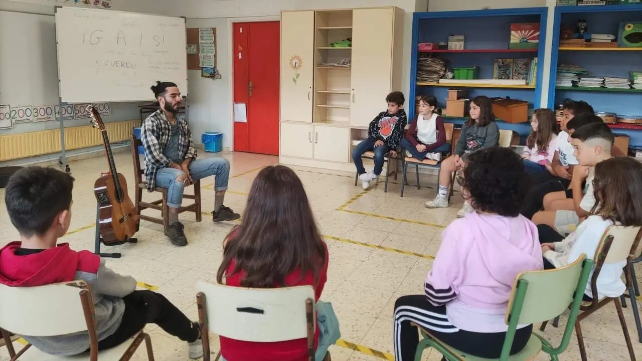 Peitoescuro en el colegio de San Clodio. EP