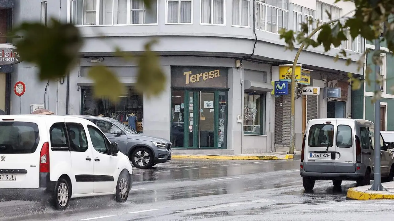 Zona céntrica de A Pontenova. JOSÉ Mª ÁLVEZ