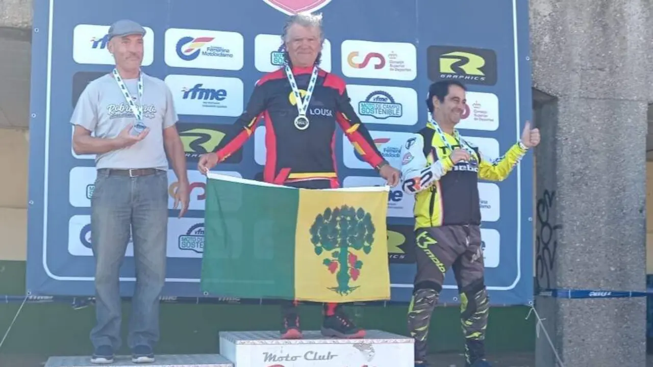 Chinco López, en lo más alto del podio. EP