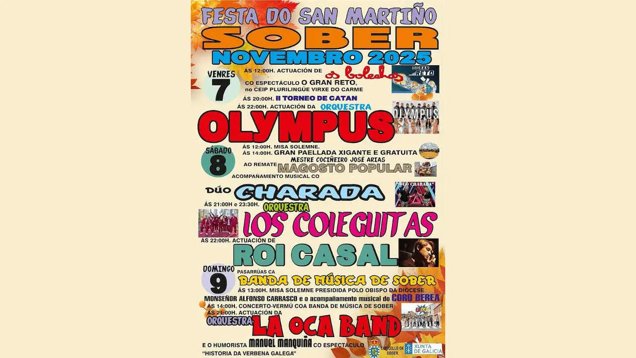 Festas de San Martiño de Sober 2025