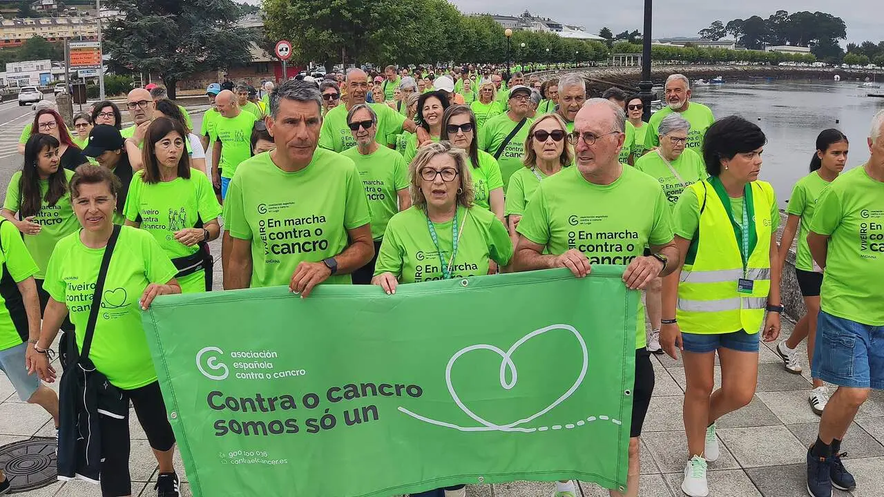 Andaina contra el cáncer celebrada este verano en Viveiro. JM PALEO (AEP)
