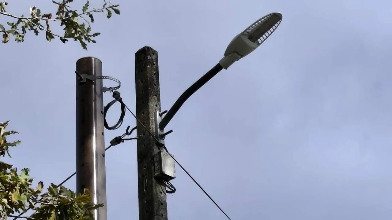 Punto de luz de tecnología led en Guitiriz. EP