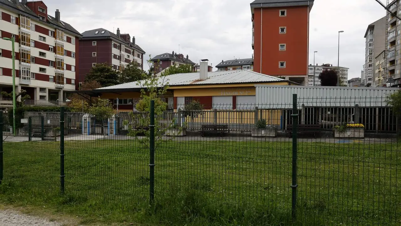 Parcela donde se instalará el comedor de forma temporal. XESÚS PONTE
