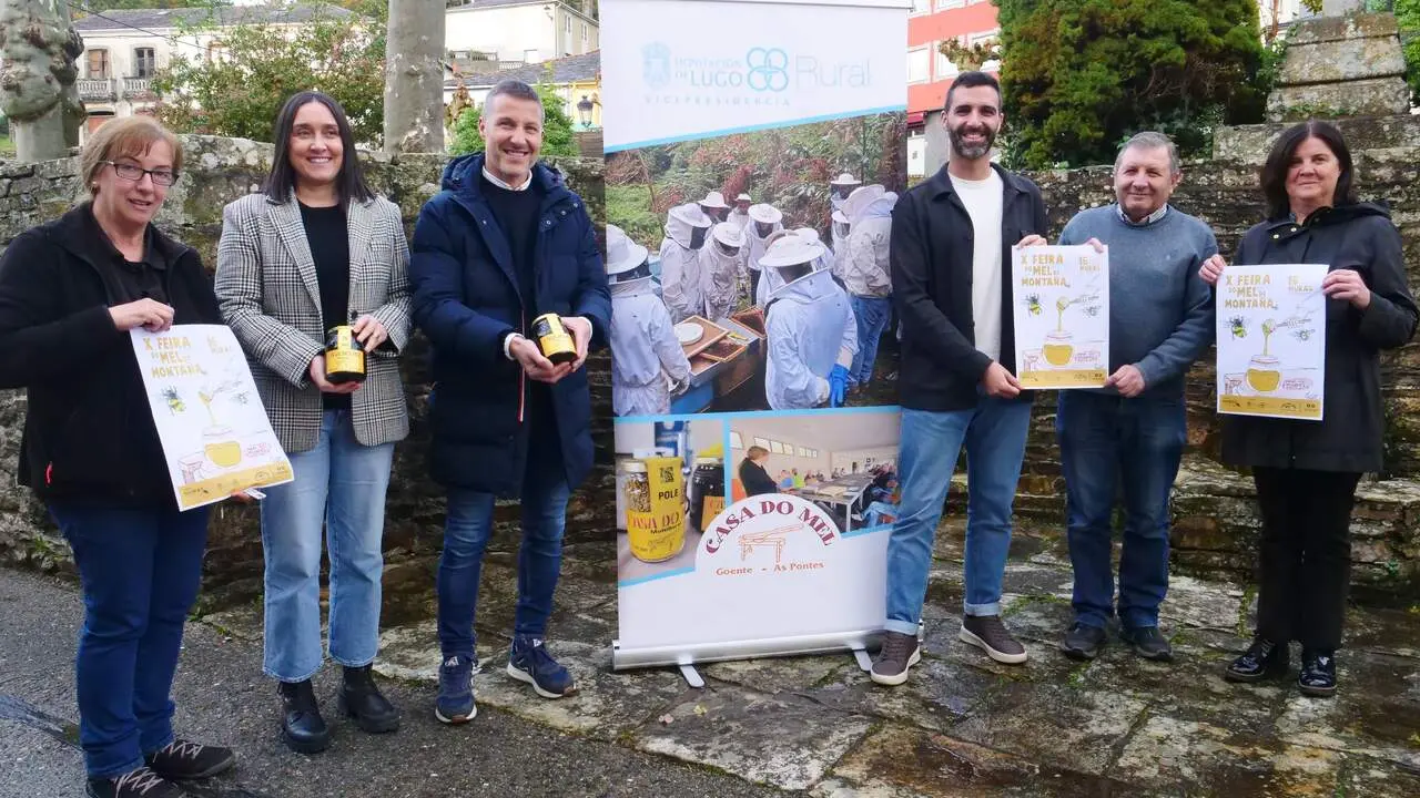 Presentación de la X Feira do Mel de Montaña, en Muras. EP