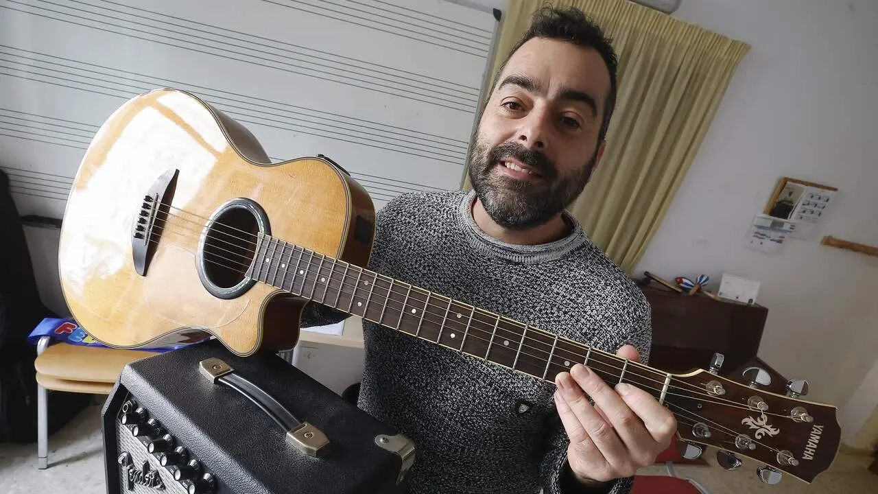 Felipe Sánchez, director da Escola de Música de Foz. JOSÉ Mª ÁLVEZ