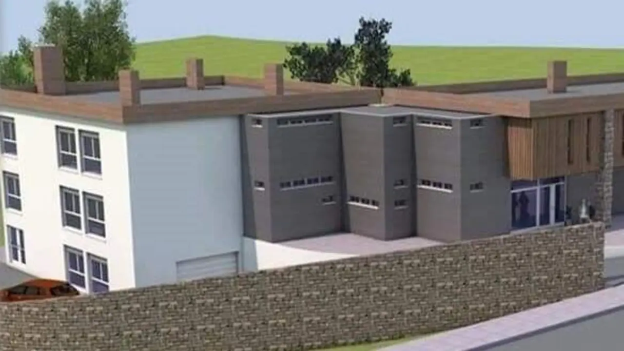 Recreación de la futura residencia en Riotorto.