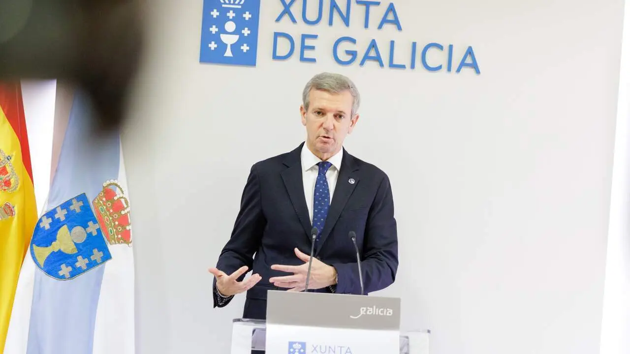 Rueda de prensa posterior a la reunión del Consello da Xunta. EP