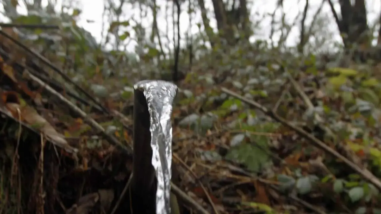 Fuente de agua en el rural. AEP